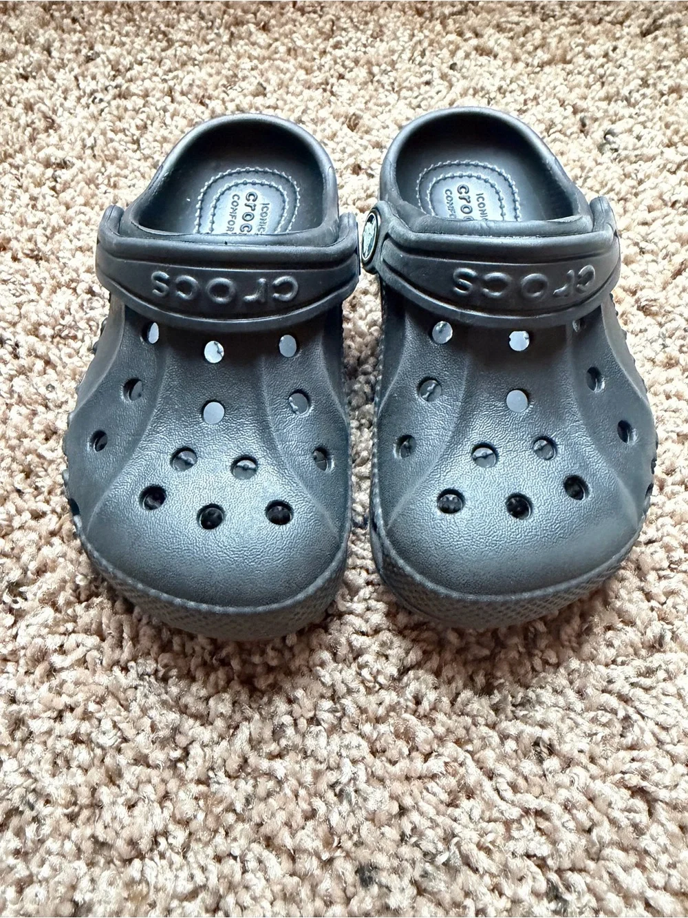 Crocs Kids Classic Clogs in Black C8